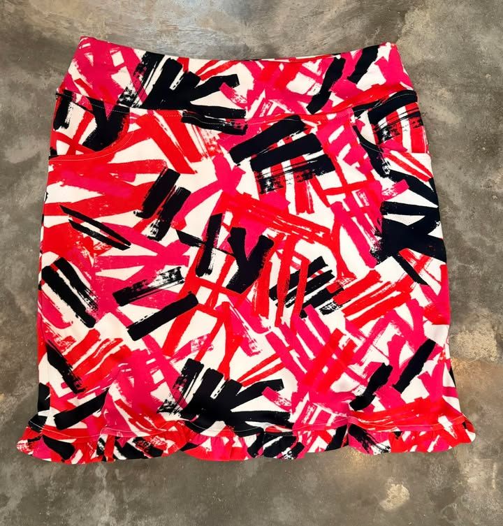 Absmlt Ruffle Hem Skort