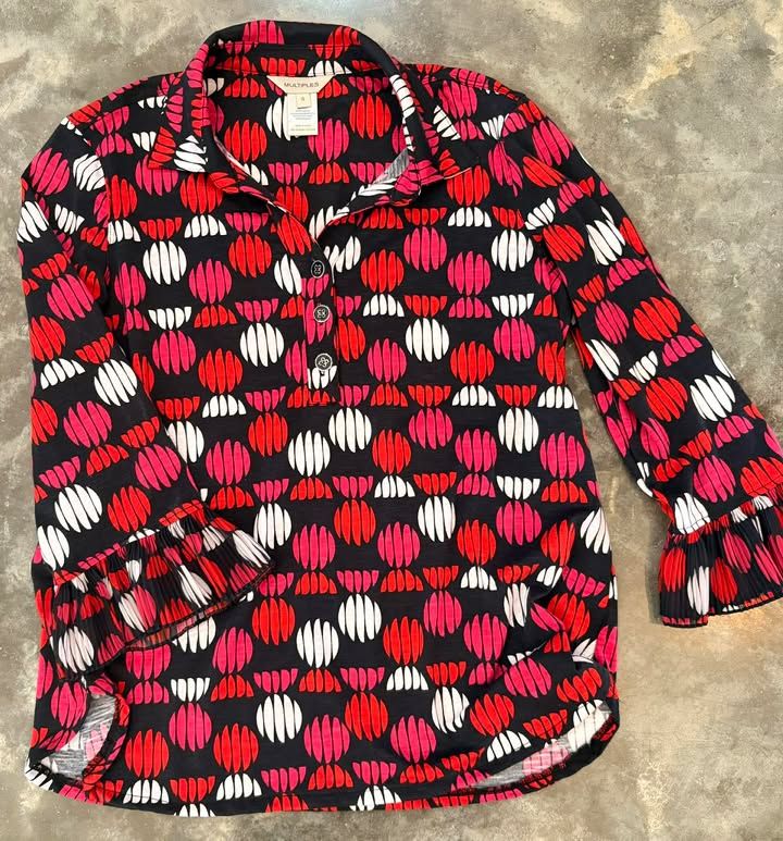 Mutli Ruffle Collar Top