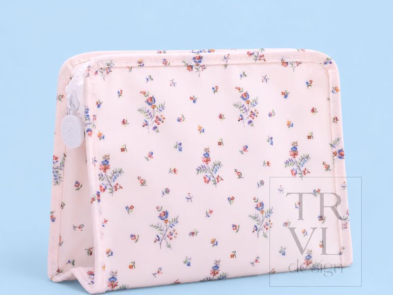 Roadie Medium Zip Pouch-Fleurie