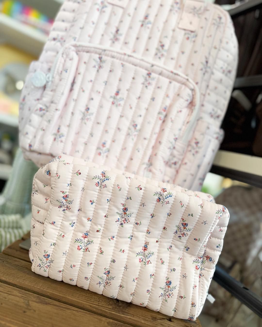 Quilted Everday Bag in Fleurie