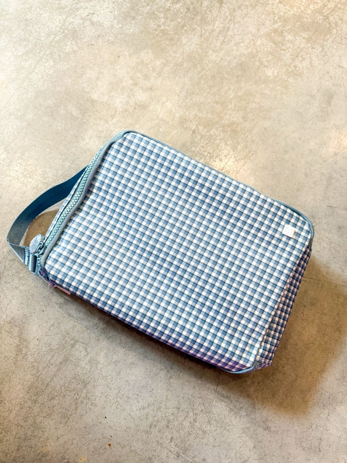 Lunch Box Insulated- Rodeo Check Indigo