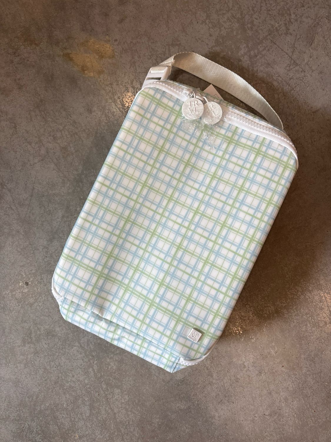 Lunch Box Insulated- Classic Plaid Green