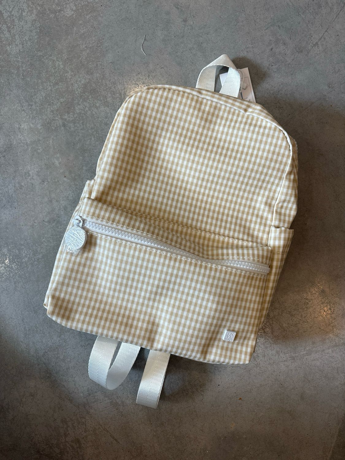 Mini Backer Gingham New Khaki