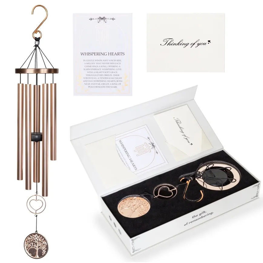 VG 30" Wind Chime-Whispering Hearts