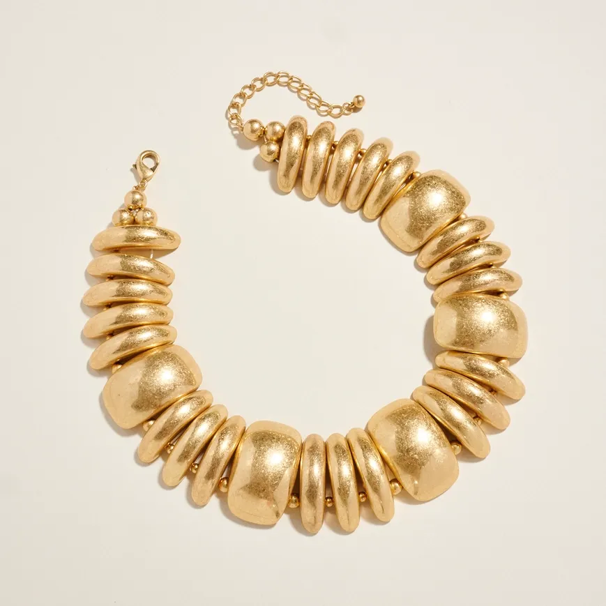 VG Vintage Domed Shaped Chain Necklace