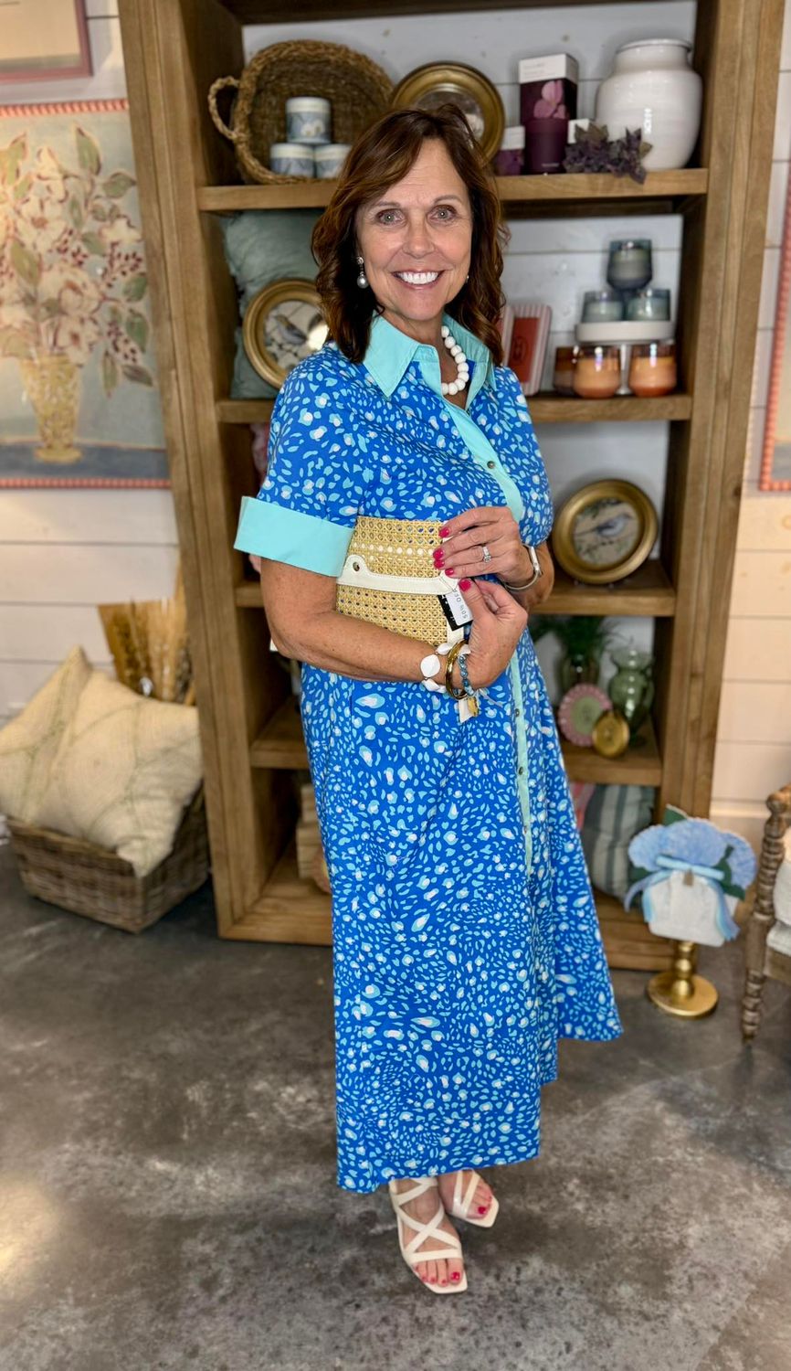 RM Spring Time Blue Dress