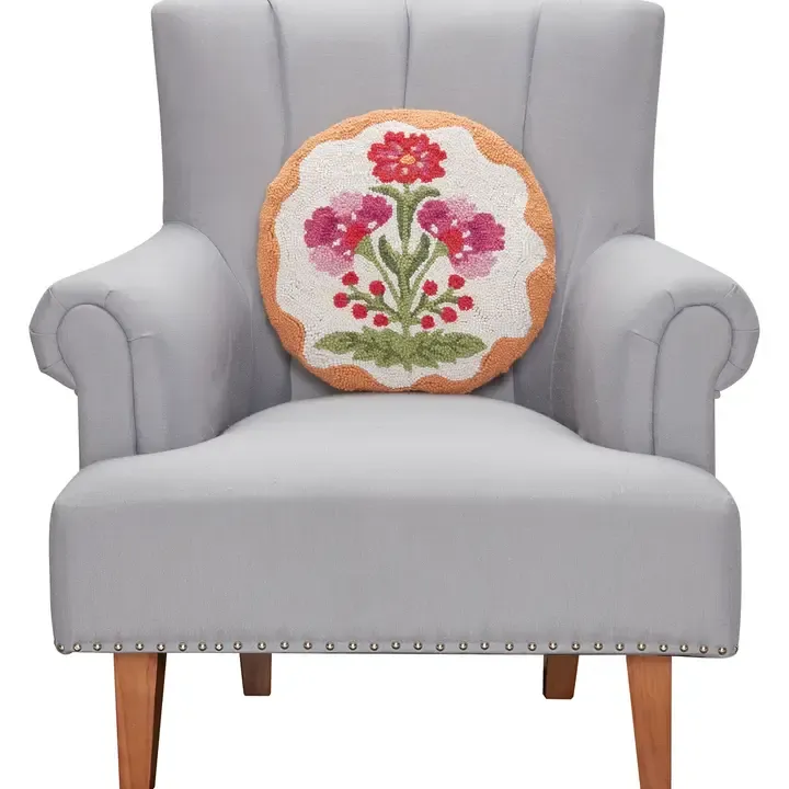 VG Mughal Flower Hook Pillow