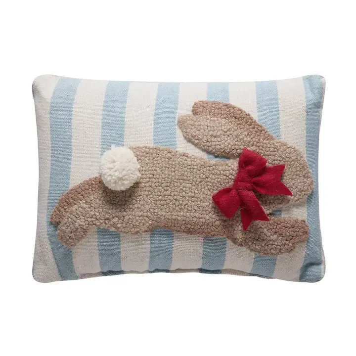 VG Stripe Bunny Hook Pillow