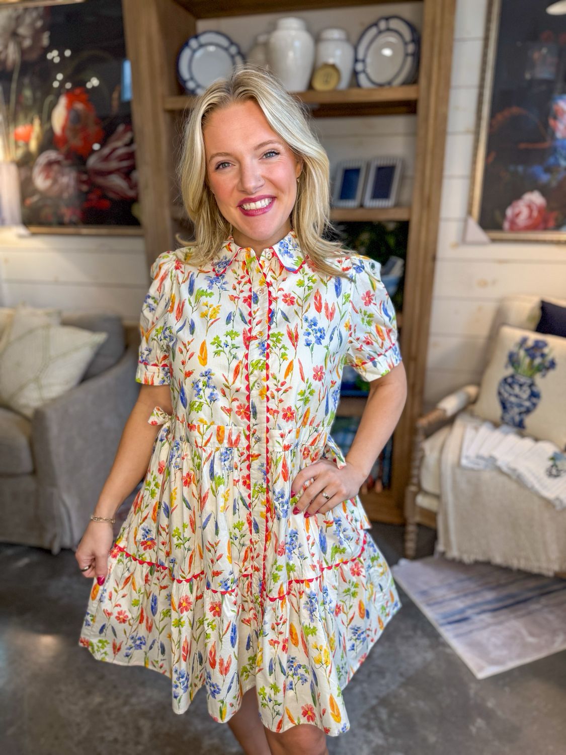 CH Blue Sky Blooms Dress