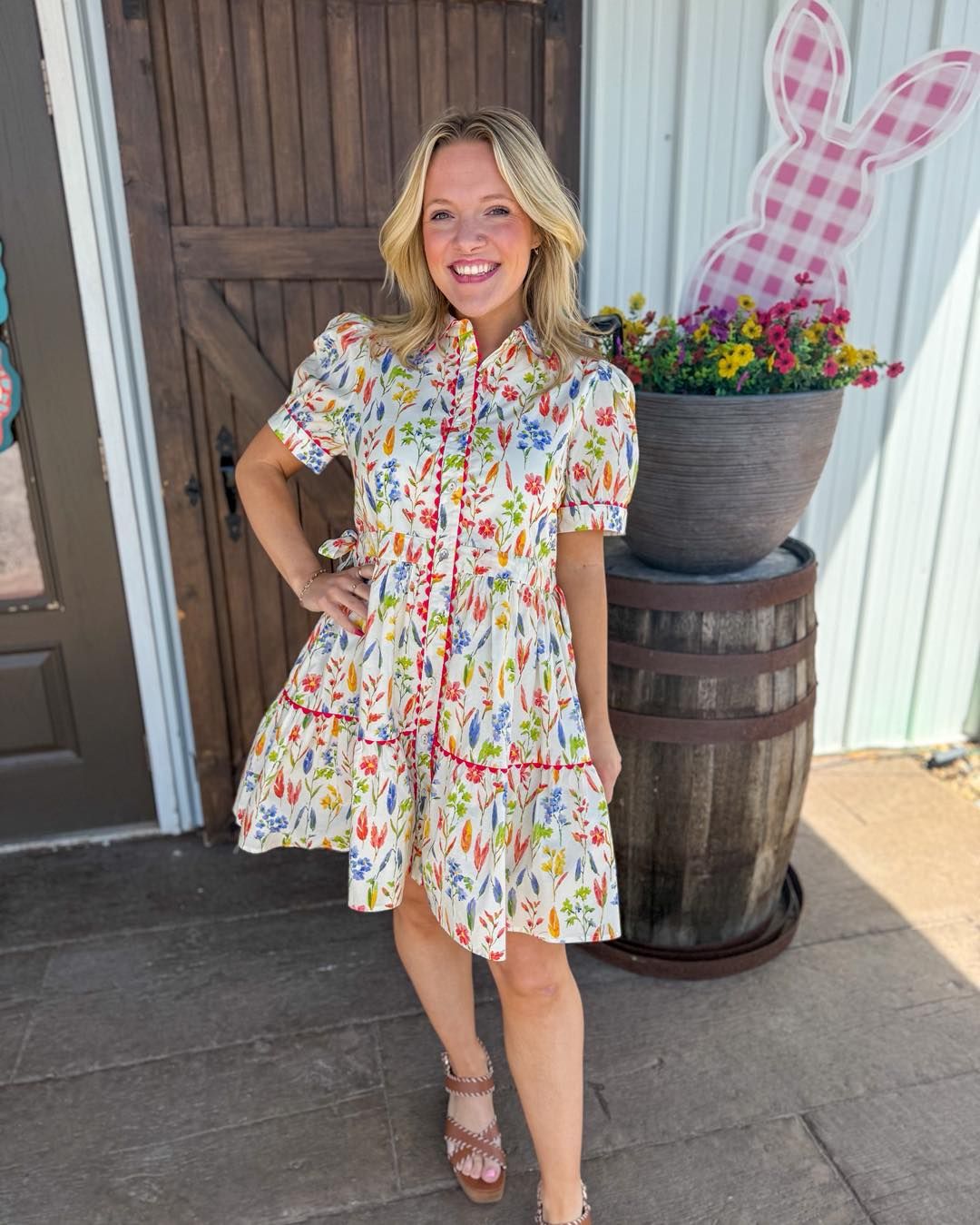 CH Blue Sky Blooms Dress