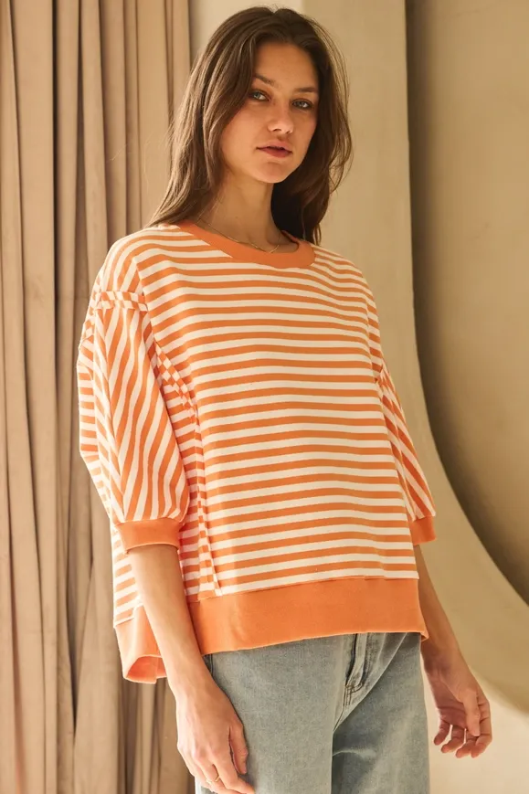 CH Fresh Air Favorite Top-Orange Multi