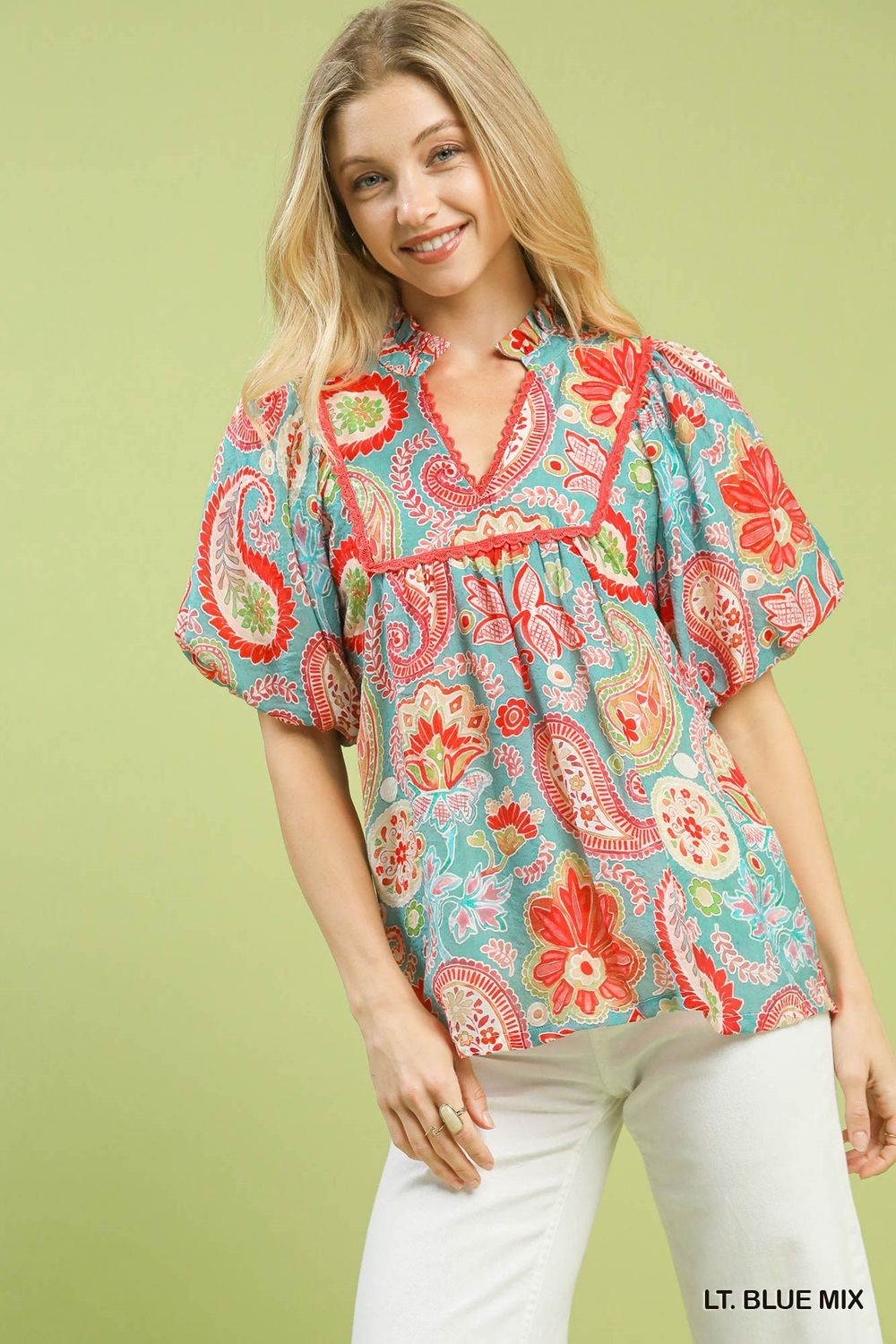 CH Warm Days Paisley Top