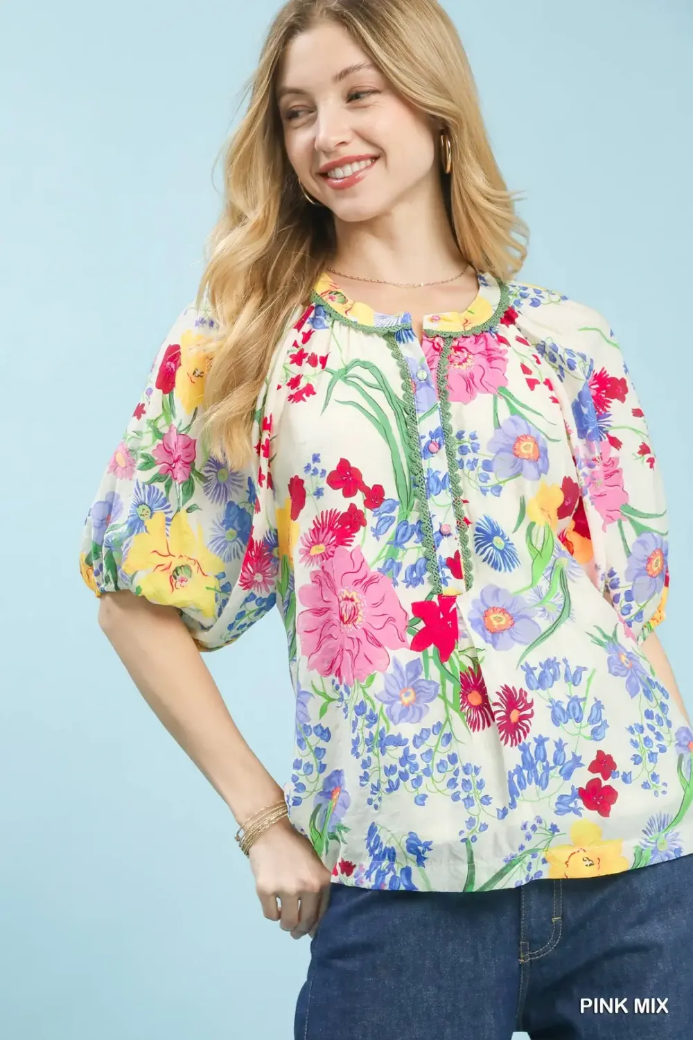 CH Spring Stroll Floral Top