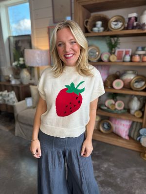 CH Berry Best Knit Top-Ivory