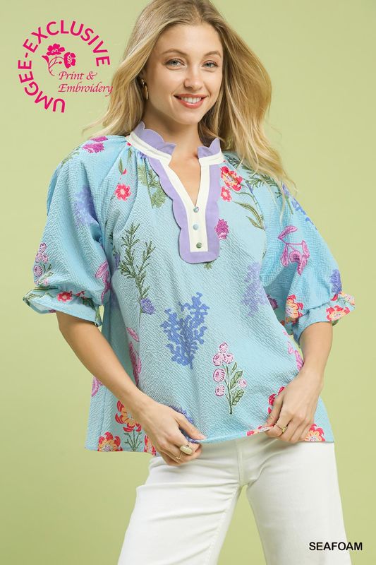 CH Seabreeze Floral Top