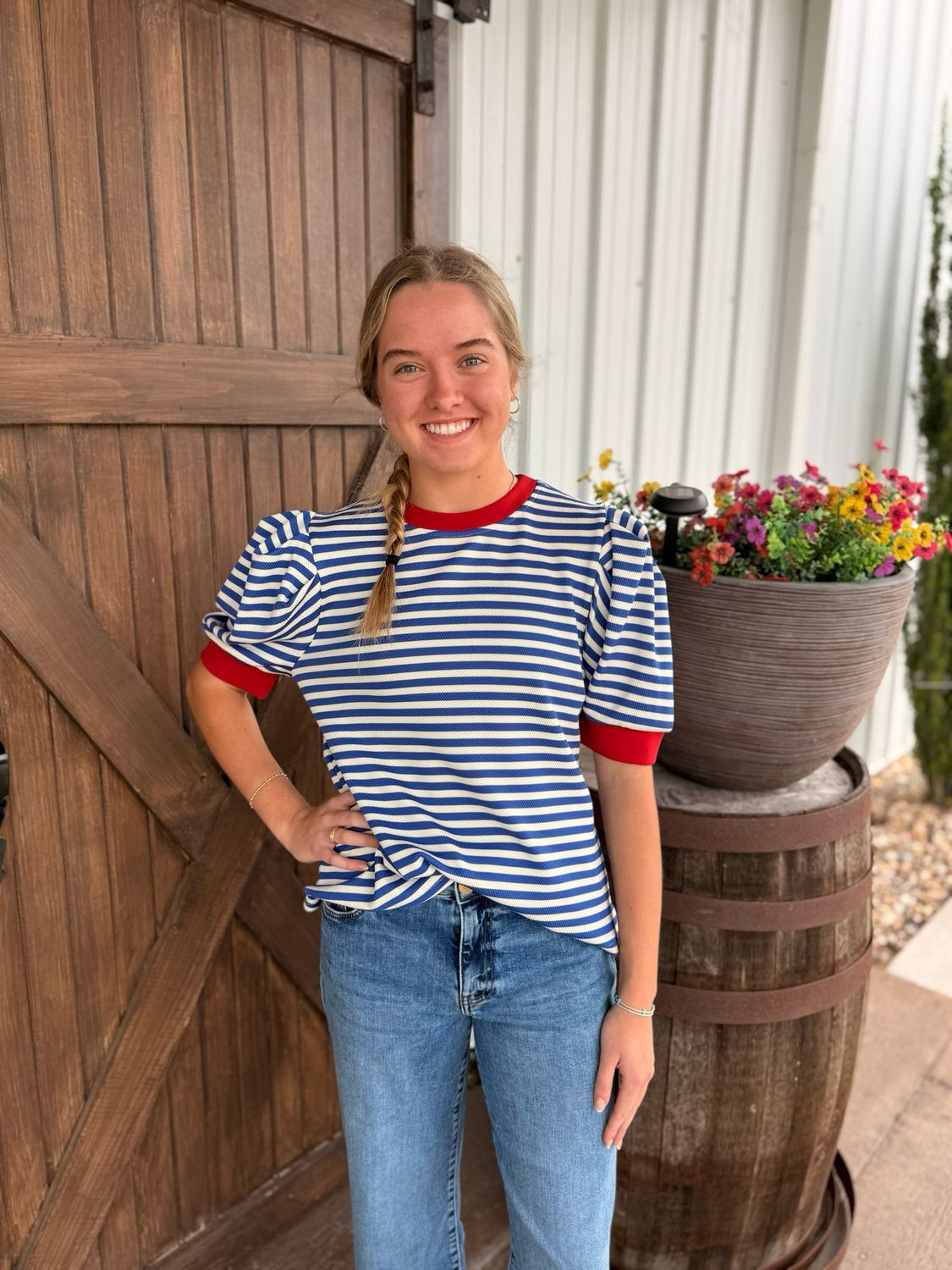 CH Delicate Stripe Top