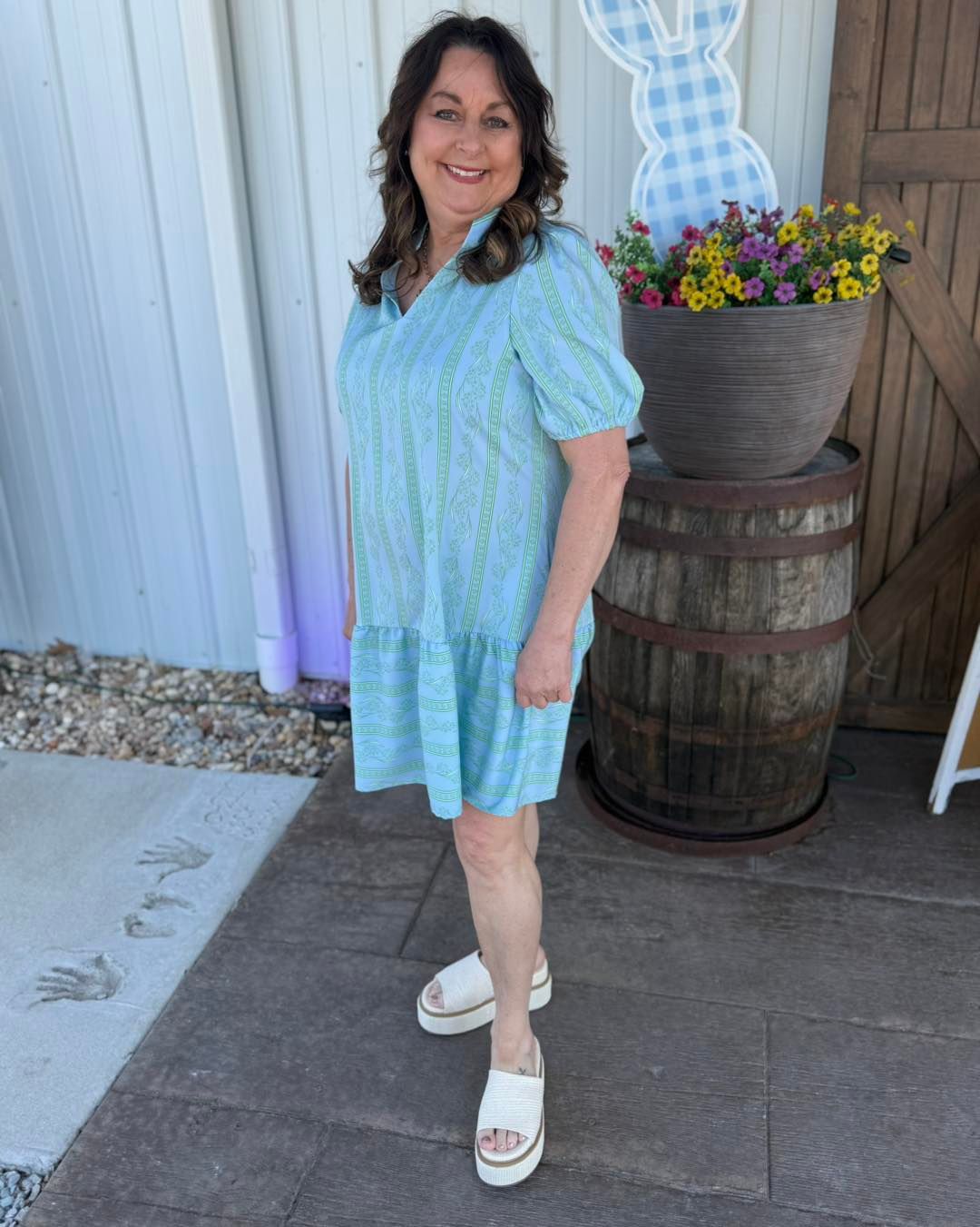 Nancy Garden Lace Green Dress
