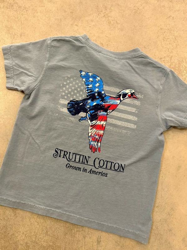 Youth Liberty On The Rise Tee-Saltwater