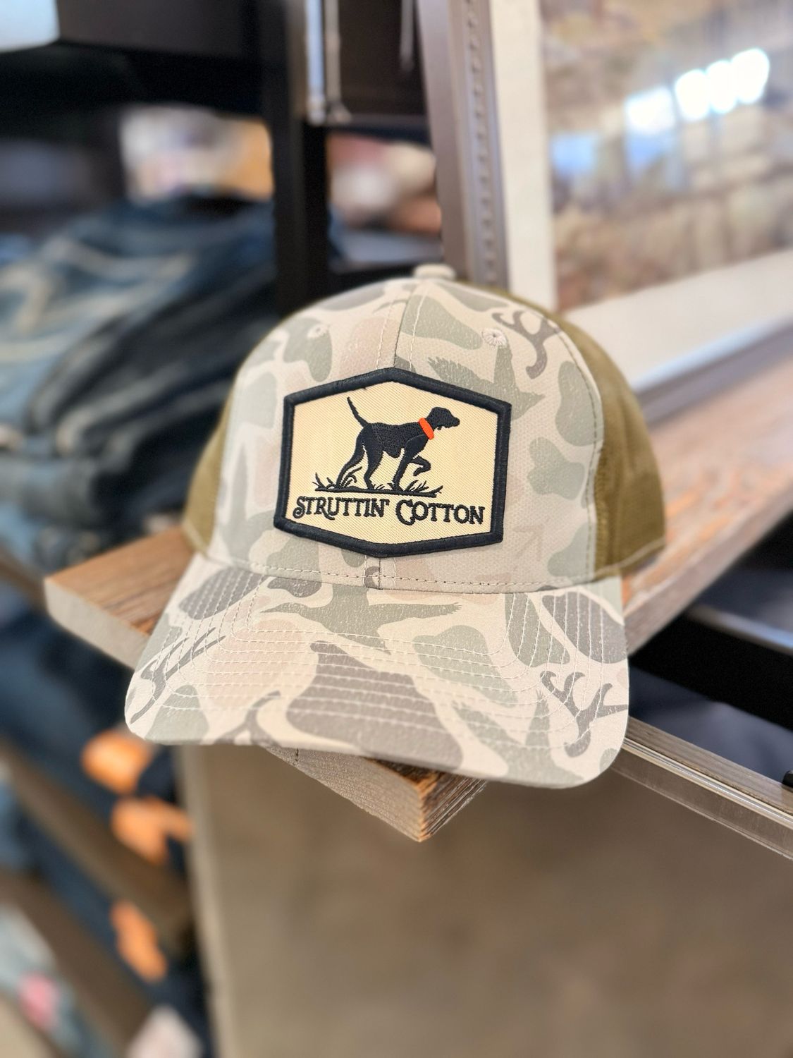 Pointer Patch Trucker-Washer Standout Camo
