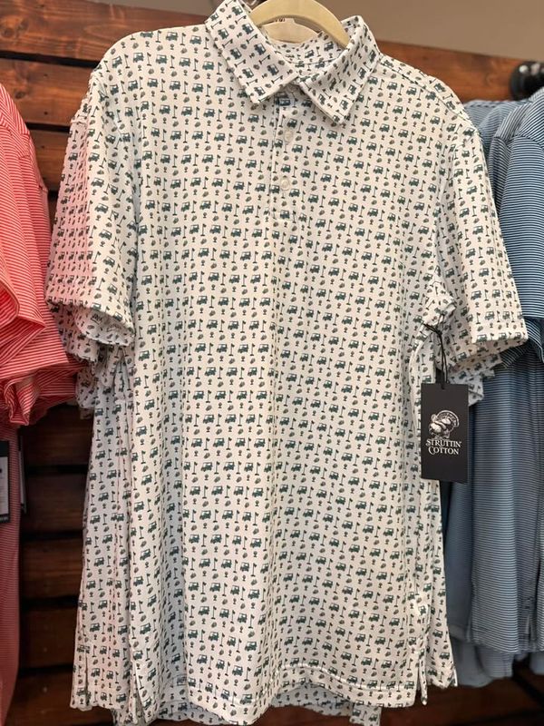 Cart Patch Only Polo-White