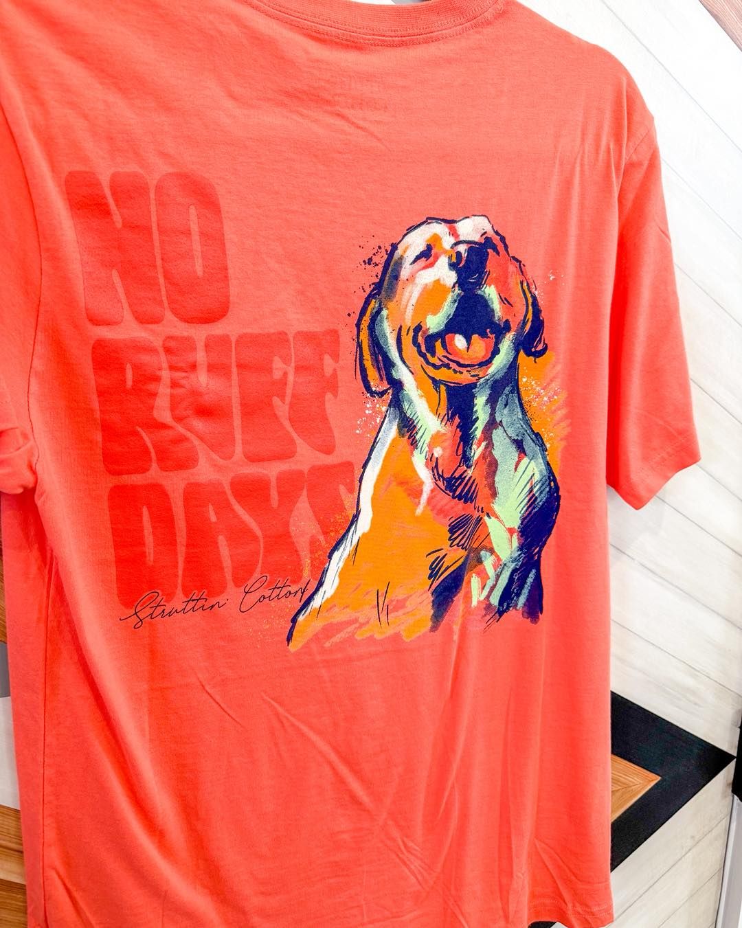 No Ruff Days Tee-Coral Reef