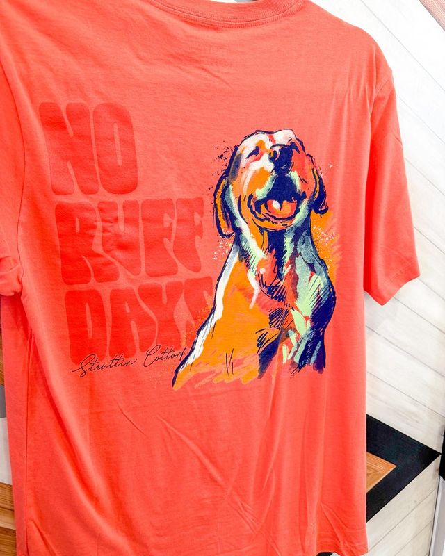 No Ruff Days Tee-Coral Reef