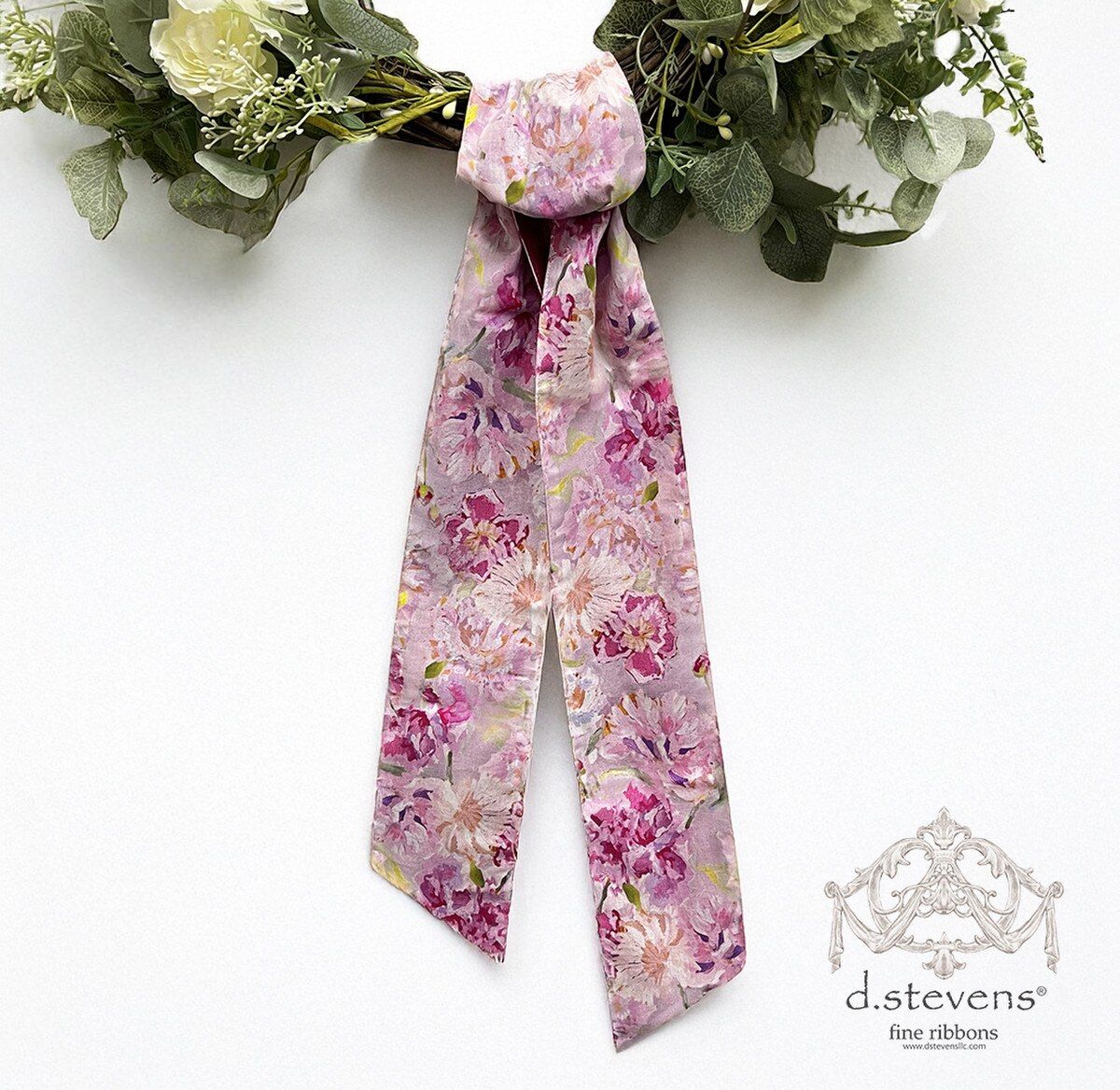 VG 56" Watercolor Peonies Sash