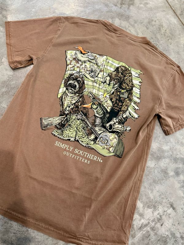 VG Camo America Duck Tee