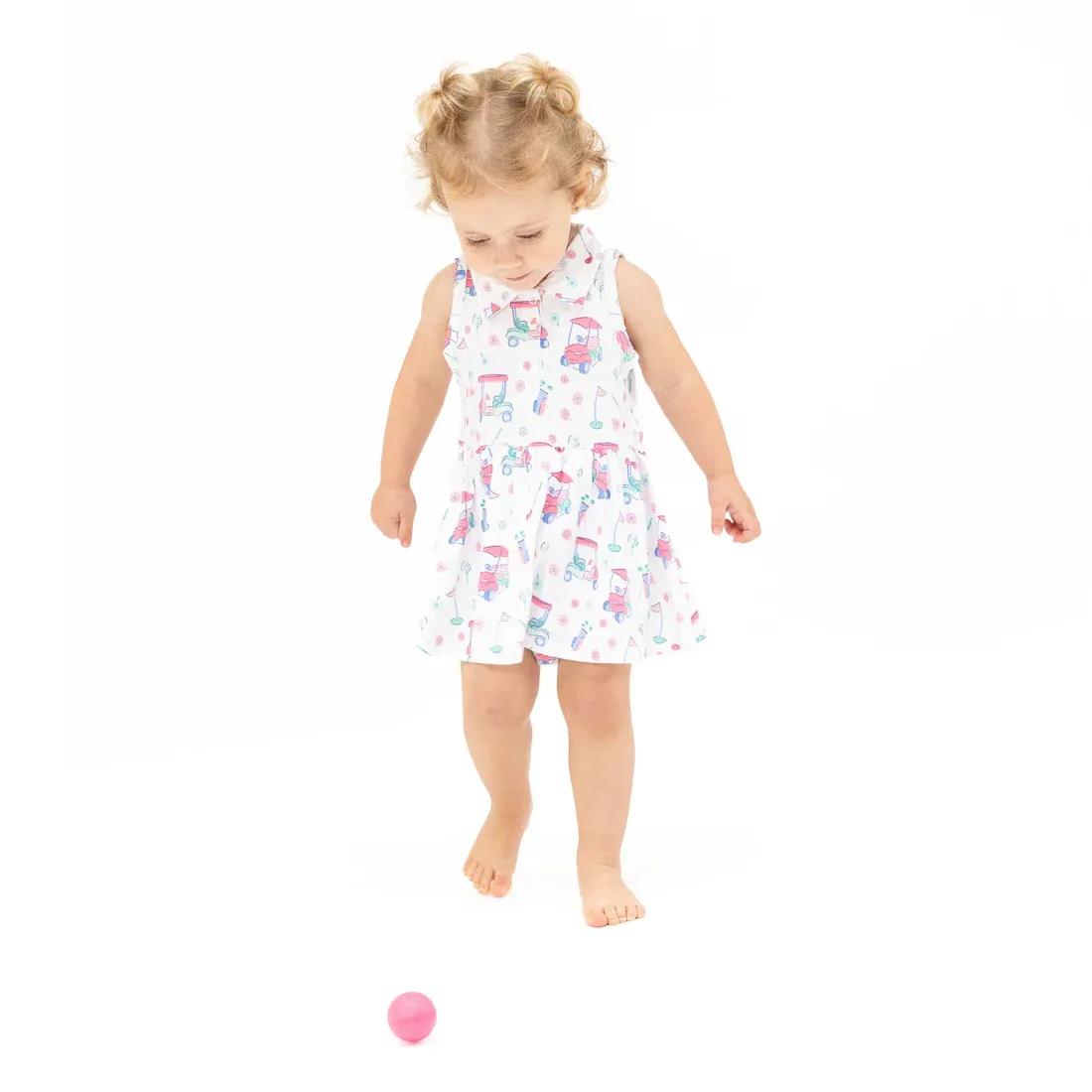 CH Golf Carts &amp; Flowers Tennis Dress