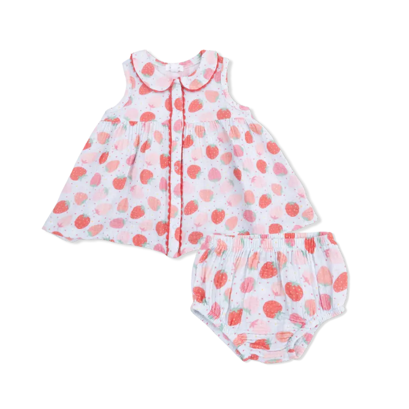 CH Strawberry Bliss Dress w Bloomer