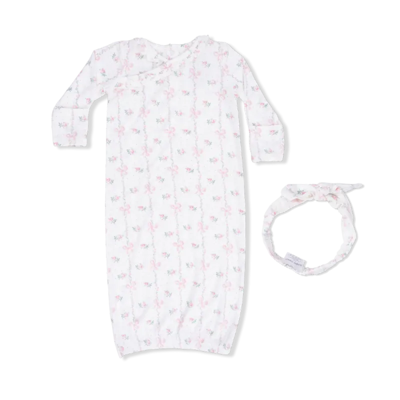 CH Dainty Buds &amp; Bows Gown Set