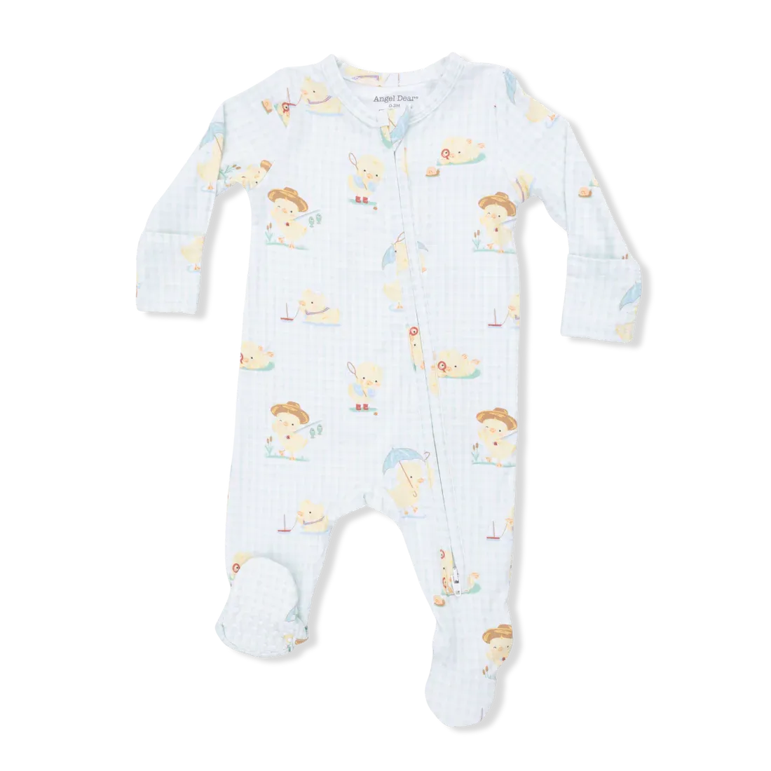CH Vintage Spring Ducklings Zipper Footie
