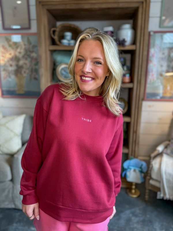 RD Butter Crew Scenic Route Red