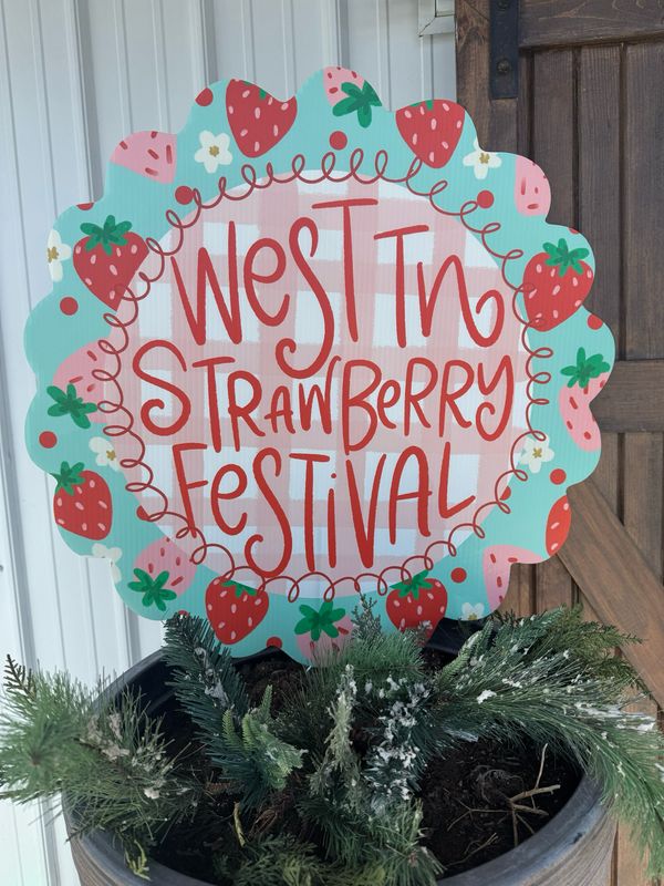 West TN Strawberry Fest Potted Plant