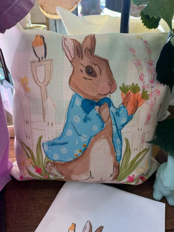 Mr. Pete Square Pillow