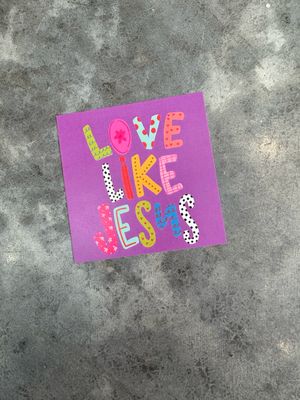 Love Like Jesus 4x4 Print