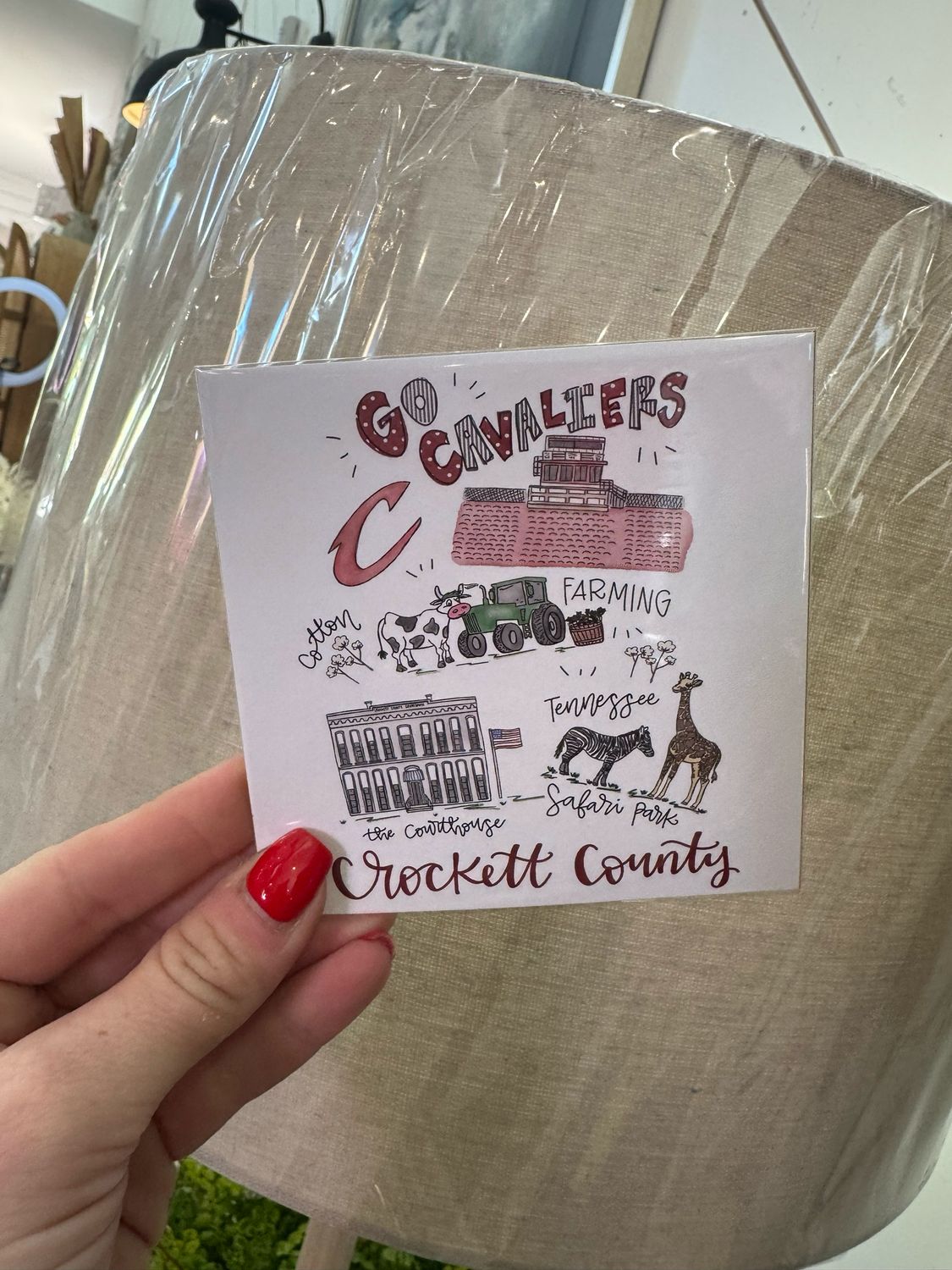 Crockett County Custom 4x4 Print