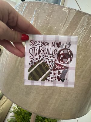 See You in Starkville 4x4 Print