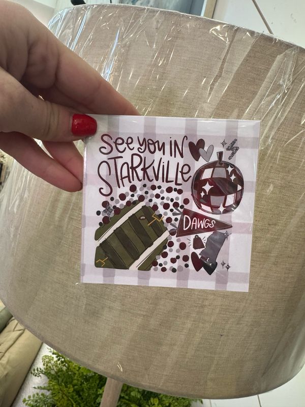 See You in Starkville 4x4 Print