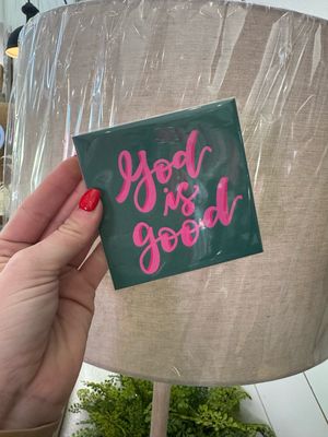 God is Good 4x4 Print
