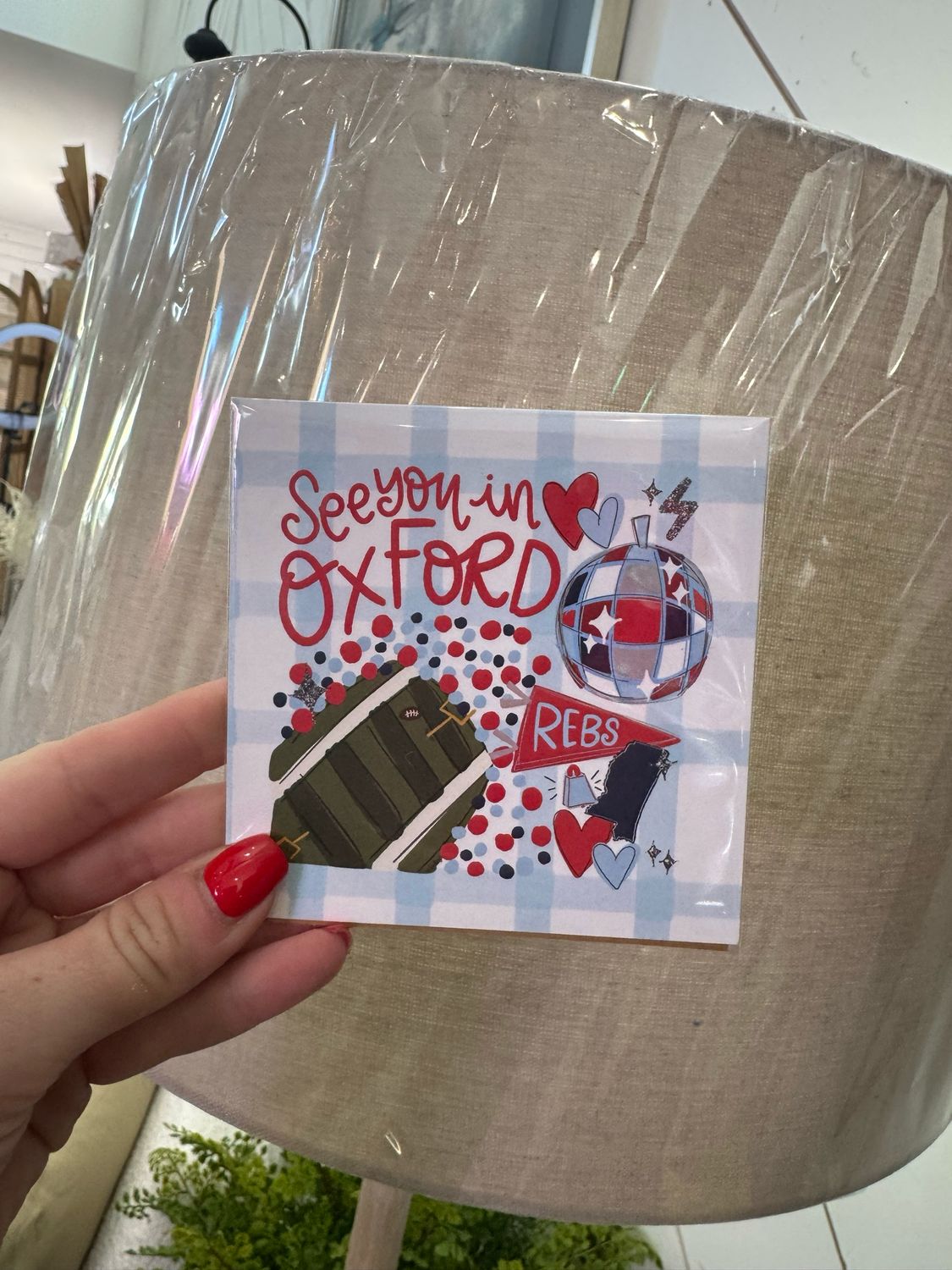 See You in Oxford 4x4 Print