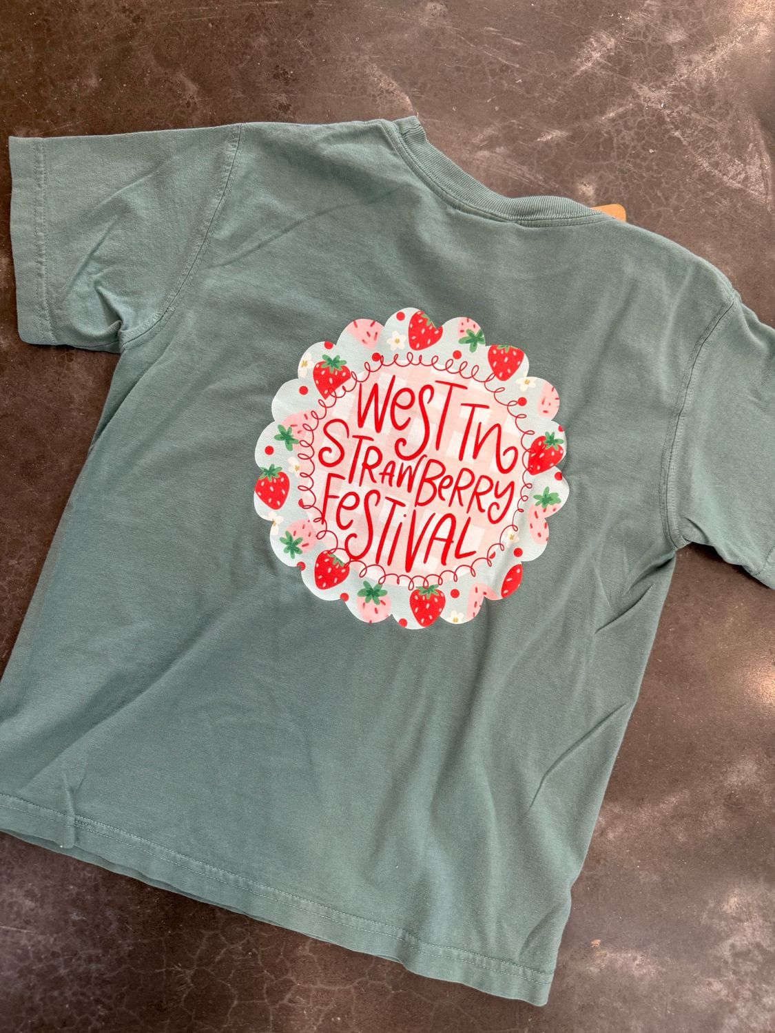 Youth West TN Straw Tee