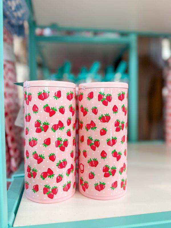 Strawberry Shortcake Skinny Can Cooler 12oz