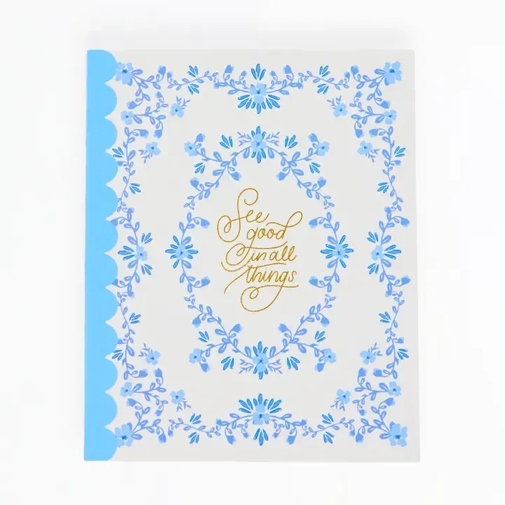 Scallop Notebook-See Good in All Things