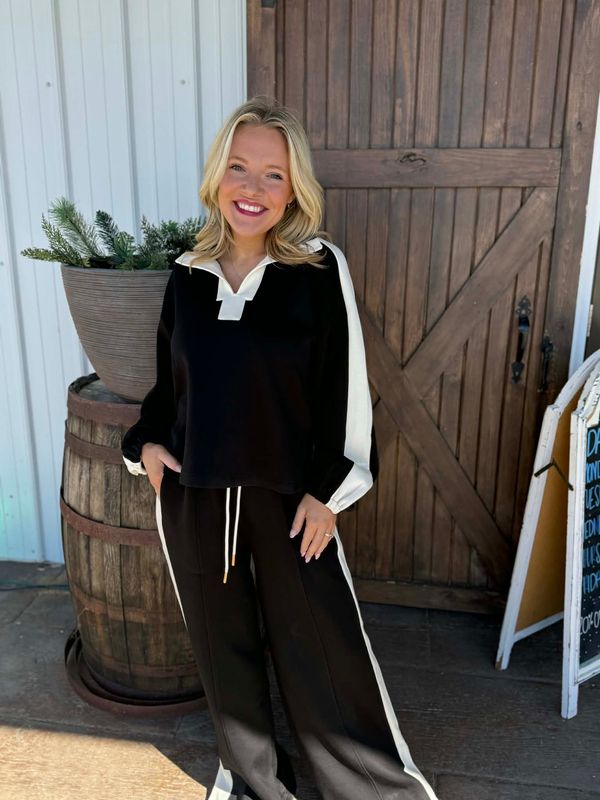 My Go Top Pant-Black