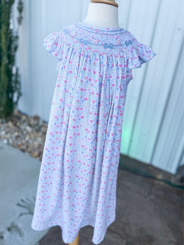 CH In Full Bloom Smocked Geo Bishop