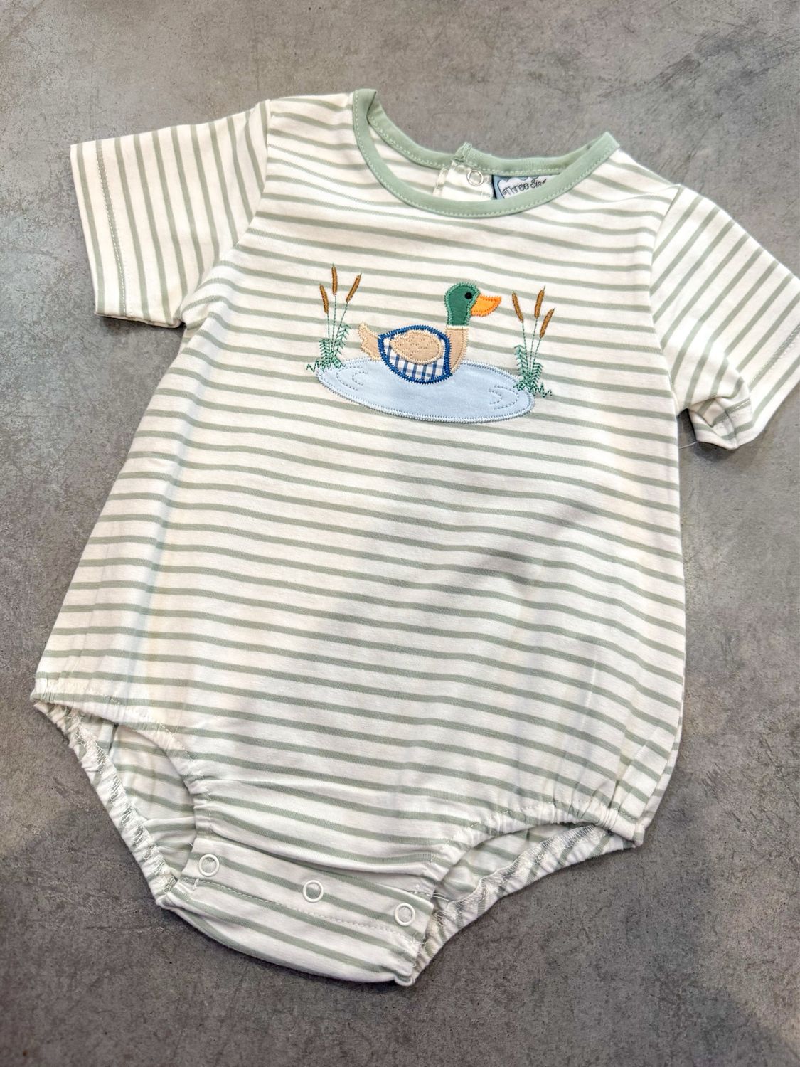 CH Duck Applique Boys Bubble