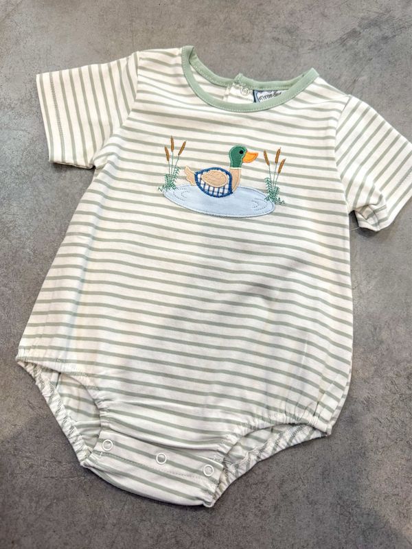 CH Duck Applique Boys Bubble