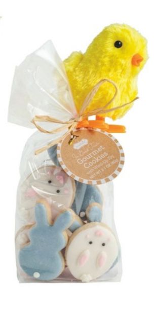 Yellow Chick Easter Gourmet Cookies &amp; Toy Set