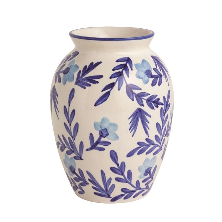 Blue Vine Medium Vase